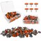 Reflective Tacks Trail Marking Reflectors Glow Tacks Hiking Markers Thumb Tacks